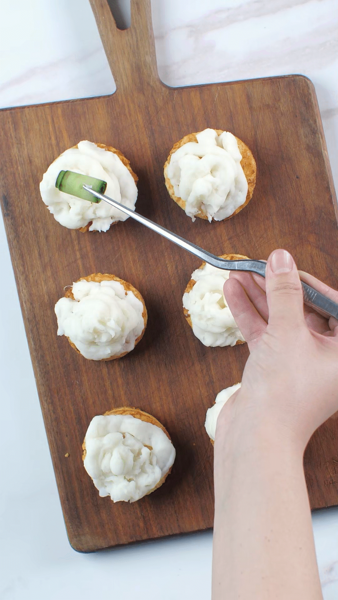 組裝：土司-山藥泥-黃瓜卷-巴瑪火腿